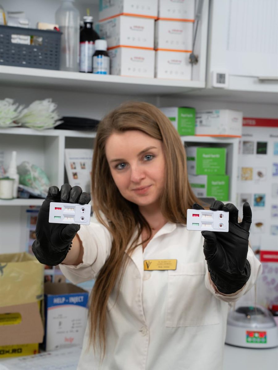 Teste rapide de diagnostic folosite la cabinetul veterinar LauraVet