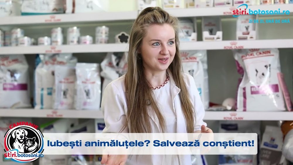 Dr. Olariu Laura Andreea în materialul Știri Botoșani „Iubești animăluțele? Salvează conștient!”